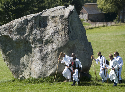 Druids and King Arthur at Avebury Stone Circle