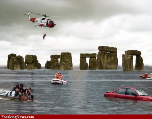 Stonehenge underwater