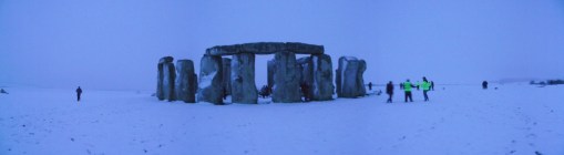 Stonehenge Winter Solstice Panoramic