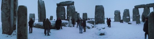 Stonehenge Winter Solstice Panoramic