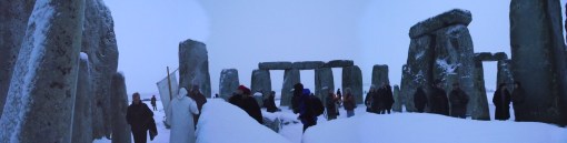 Stonehenge Winter Solstice Panoramic