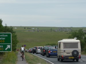 traffic-stonehenge-solstice A303 Stonehenge traffic