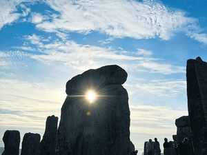 The Stonehenge area was important to people before the stones were erected The Stonehenge area was important to people before the stones were erected