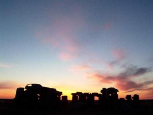 Car Henge at Sunrise