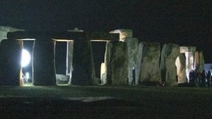 Stonehenge was lit up at night for a period in the 1970s and early 1980s