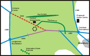 Stonehenge_Map Stonehenge tunnel plan