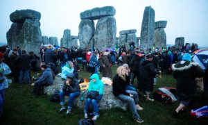 Summer solstice at Stonehenge Crowds at Stonehenge at dawn for the summer solstice. Photograph: Barry Batchelor/PA