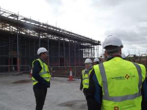 Stonehenge Visitor Centre.  Main entrance.