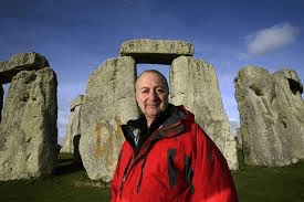 Tony Robinson at Stonehenge