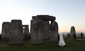 Druid at Stonehenge.