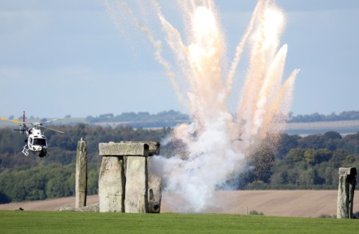 Stonehenge was turned into an intergalactic war field 