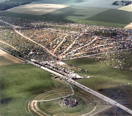 Stonehenge Free Festival. Summer Solstice