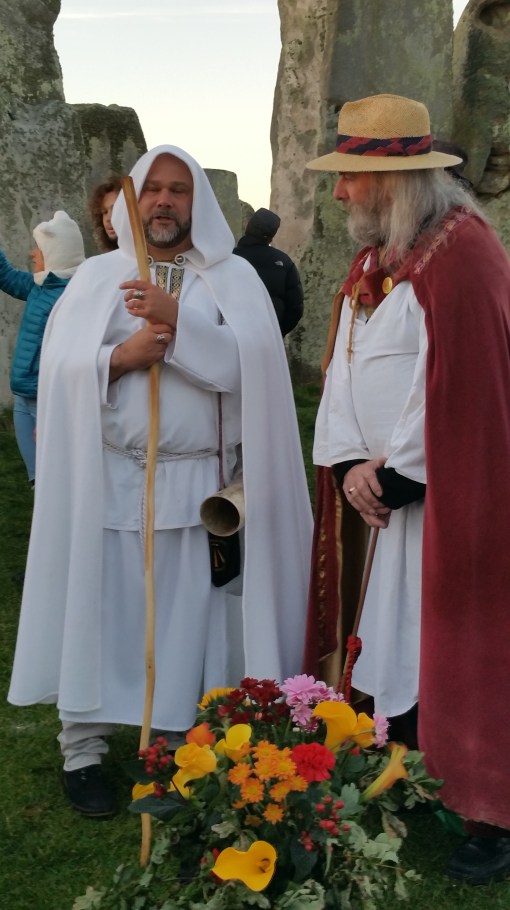 Stonehenge pilgrims. Solstice ande Equinox open access celebrations