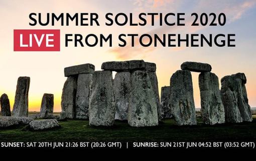 Stonehenge Summer Solstice live stream 2020